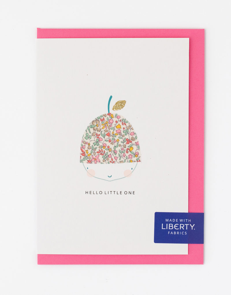 Pack of Liberty Acorn New Baby Girl Card - Katie & Millie