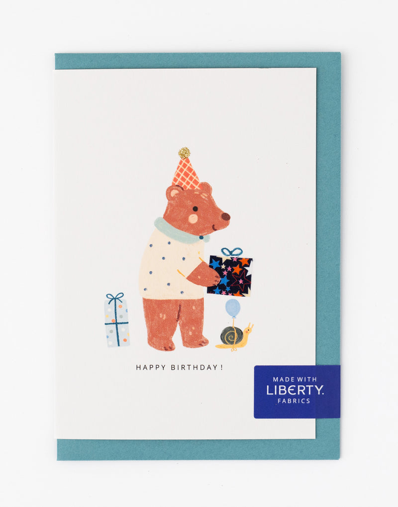 Liberty Bear Birthday Card - Adelajda's Wish