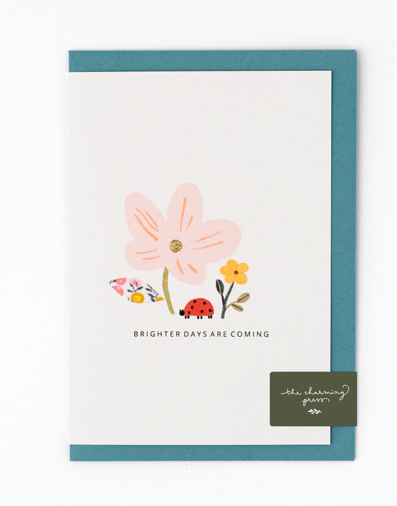 Pack of 6 Flower Cards - Liberty Wiltshire Bud Fabric