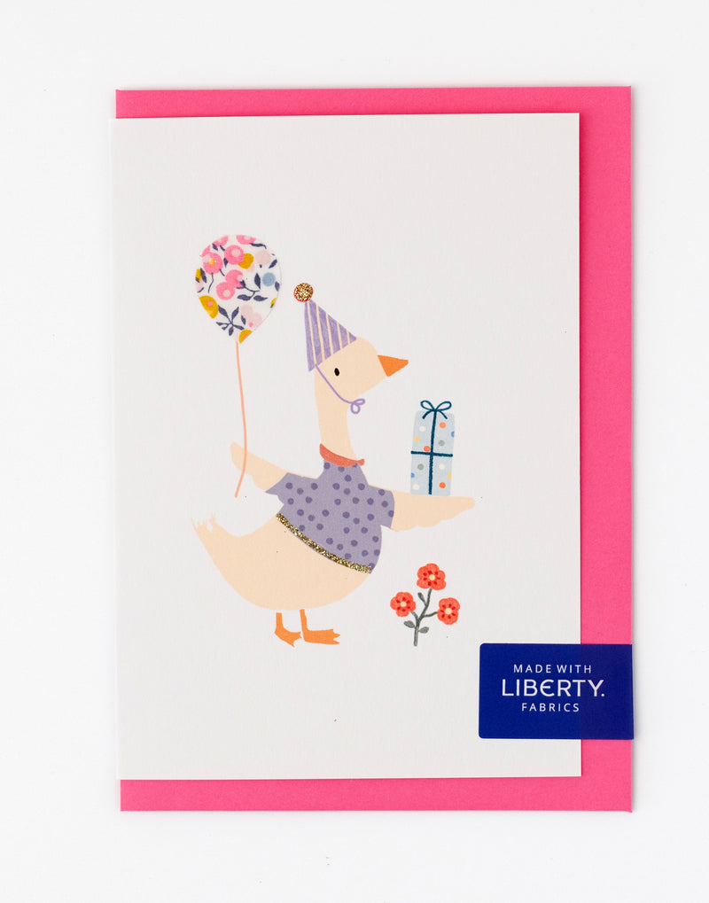 Pack of 6 Liberty Goose Birthday Card - Wiltshire Bud