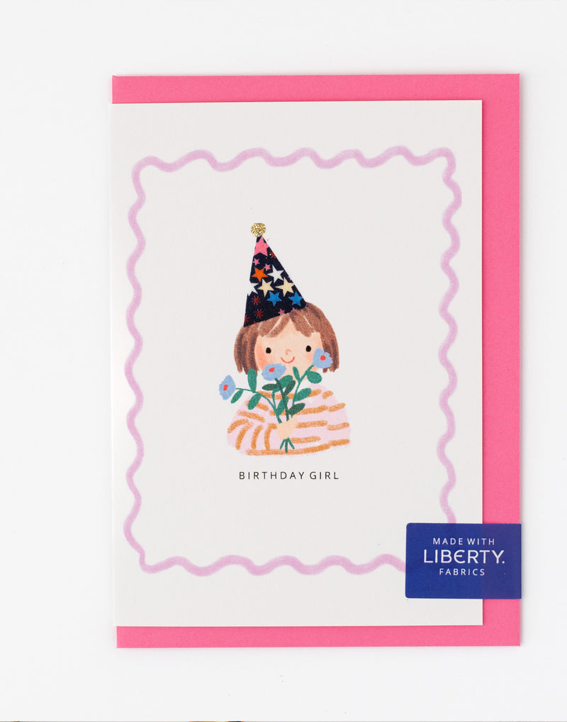 Pack of 6 Liberty Birthday Girl Cards - Adelajda's Wish