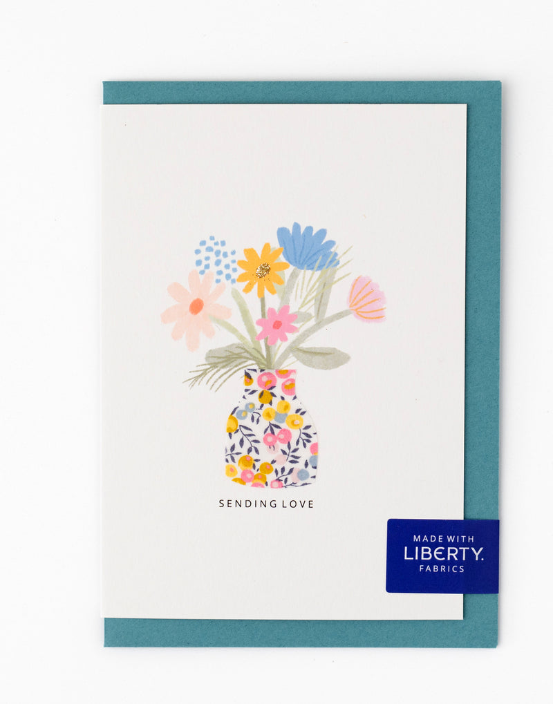 Pack of 6 Liberty Flowers Cards - Wiltshire Bud