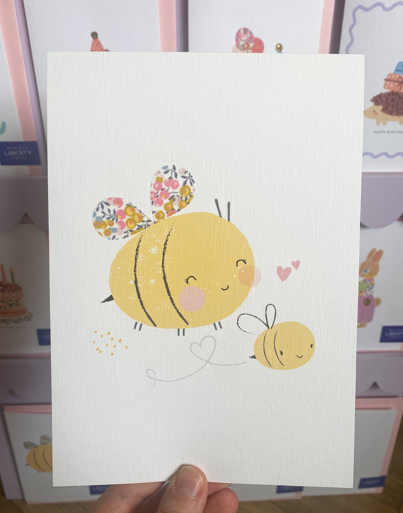 Mini Bee A5 Print