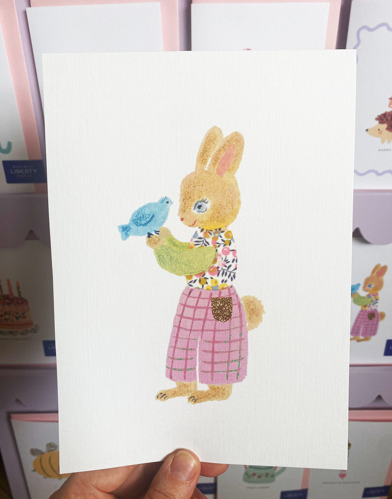 Mini Rabbit A5 Print